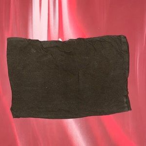dark green tube top